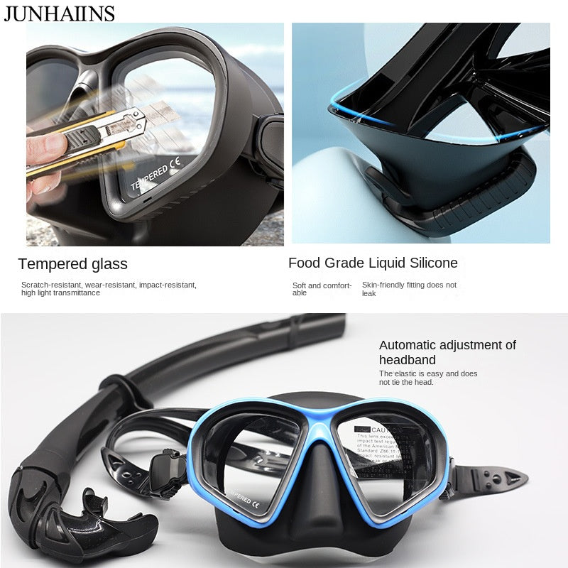 Professional Men's And Women's Low-volume Free Diving Goggles Snorkeling Equipment Swimming Goggles With Myopia